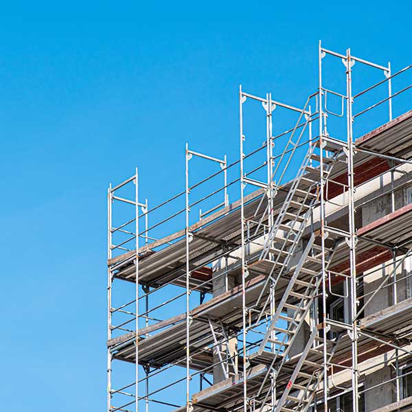 Modern Building Under Construction